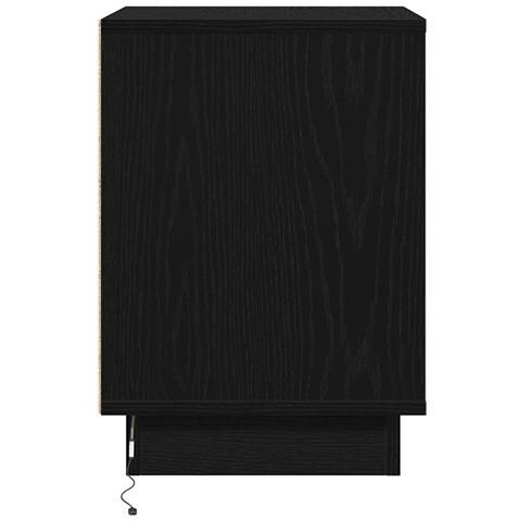 Armadio da Notte 2 pcs Nero 39 x 34.5 x 50 cm Legno multistrato - Foto 9