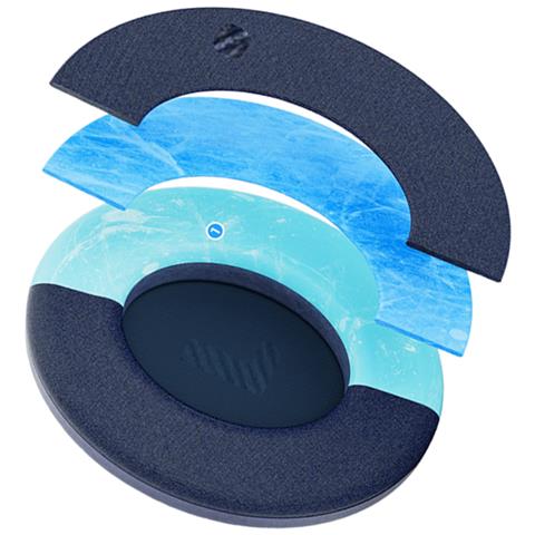 Cuscinetti Di Ricambio Compatibili Con Bose Qc45/qc35 - Comfort Migliorato Con Gel Refrigerante (2 Pezzi) Blue - Foto 2