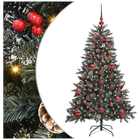 Albero di Natale artificiale con 150 LED Verde 120 cm - Foto 1
