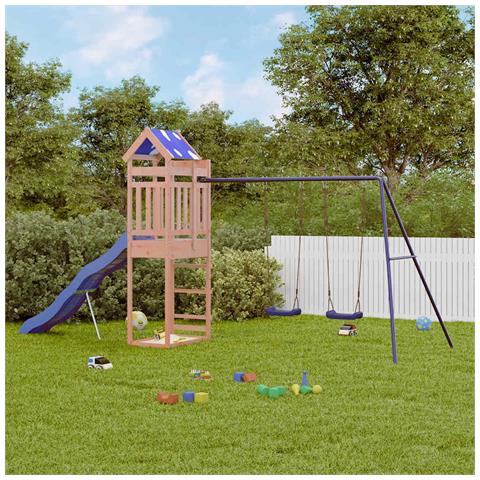 Set da Gioco da Esterno in Legno Massello di Douglas - Foto 2