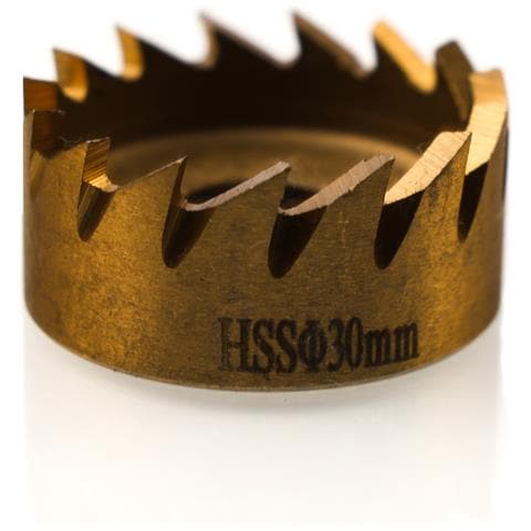 Set Di Seghe A Tazza Per Metallo, Legno E Acciaio - 5 Pezzi (16-30mm) | Hss Rivestito In Titanio | Precisione E Durata - Foto 2