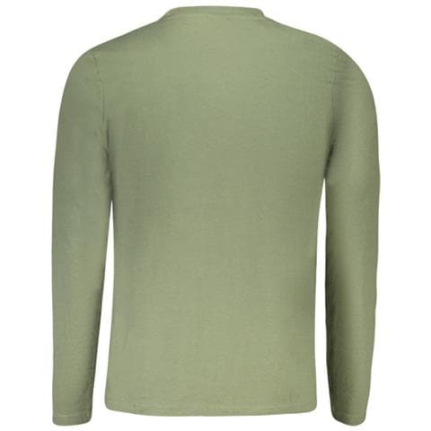 MAGLIETTA A MANICHE LUNGHE DA UOMO VERDE - Taglia: 2XL, Colore: Verde - Foto 2