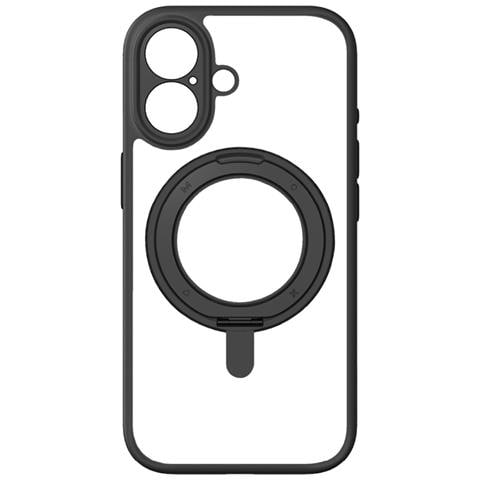 Cover per iPhone 17 - TPU+PC, Nero, Con Soporte - Foto 2
