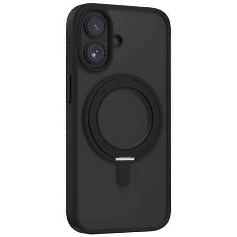 Cover per iPhone 17 - TPU+PC, Nero, Con Soporte - Foto 1
