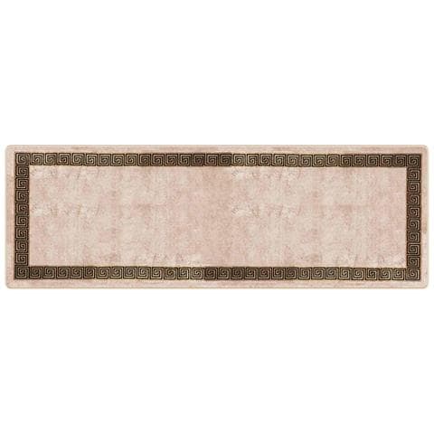 Runner Tappeto MARSA Nero 100 x 300 cm Poliestere e PVC - Foto 1