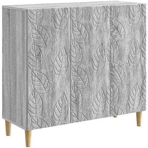 Credenza Sonoma grigio 89 x 34,5 x 80 cm Legno ingegnerizzato - Foto 1