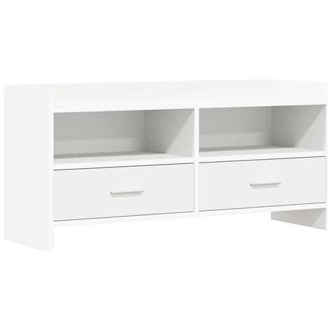 Mobile TV 100 x 33 x 47 cm Bianco Legno ingegnerizzato - Foto 1