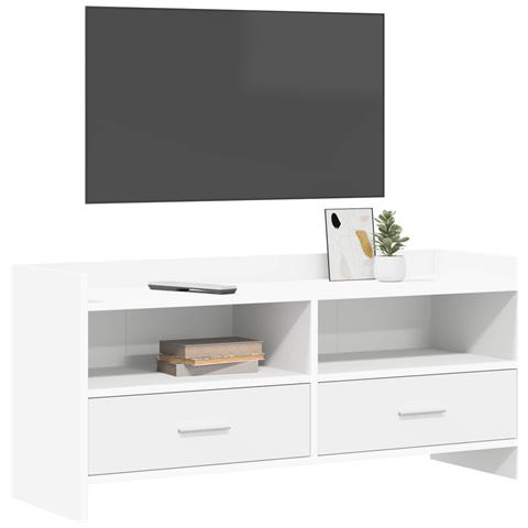 Mobile TV 100 x 33 x 47 cm Bianco Legno ingegnerizzato - Foto 2