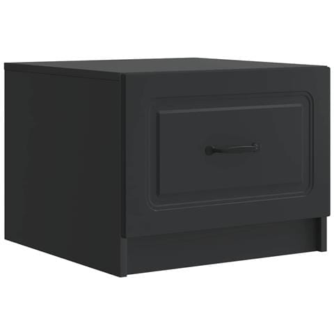 Tavolino da salotto Nero 49 x 50 x 37 cm Legno ingegnerizzato - Foto 1
