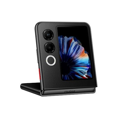 nubia Flip2 5G 256GB 8GB Ram Diplay 6.9" / 3" Amoled Main Camera 50+2MP Selfie 32MP Dual nanoSim Android Dimensity 7300X 4325 mAh Black - Foto 1