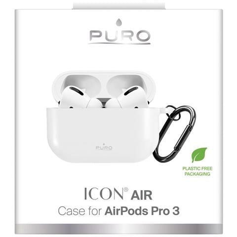 Custodia Airpods Pro 3 In Silicone Bianco Puro - Foto 2