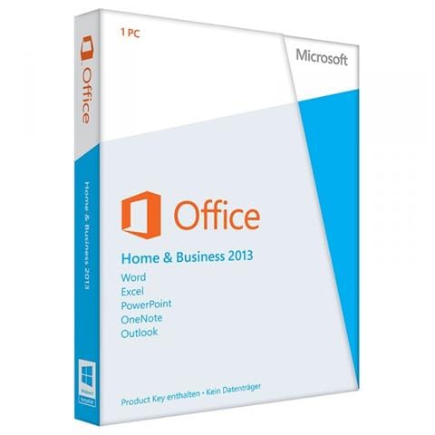 Office 2013 Home And Business 32/64 Medialess German Pkc - Foto 1
