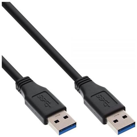 2.0m USB 3.0 2m USB A USB A Nero cavo USB - Foto 1