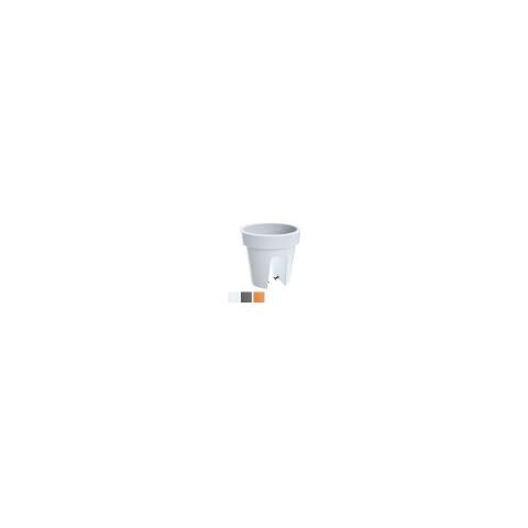 Vaso Lofly Railing Tondo Cm 24 H 22 Grigio - Foto 1