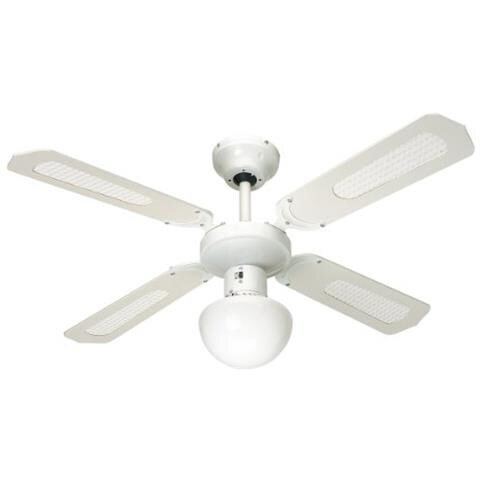 Bali 112420 Ventilatore Da Soffitto, 107 Cm, Colore: Bianco / verde Chiaro - Foto 1