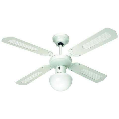 Bali 112420 Ventilatore Da Soffitto, 107 Cm, Colore: Bianco / verde Chiaro - Foto 2