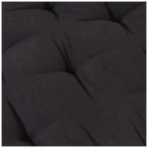 Cuscino Per Pallet E Pavimento In Cotone 120x80x10 Cm Nero - Foto 2