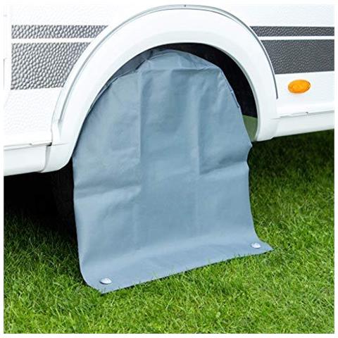 10261 Caravan Resistente Agli Agenti Atmosferici In Poliestere Rivestito In Tessuto Ruota 2 Occhielli Con Anello Fino A 15 Pollici 15 - Foto 3
