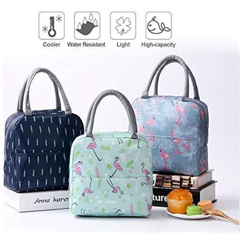 Pranzo Al Sacco Isolato Tote Bag Per Le Donne Wide Open Insulated Cooler Bag Water-resistant Termica Pranzo A Prova Di Perdite Organizzatore Per Uomo Bambina Bambini Outdoor Picnic Lavoro - Foto 4