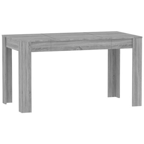 Tavolo Da Pranzo Grigio Sonoma 140x74,5x76 Cm Legno Multistrato - Foto 1
