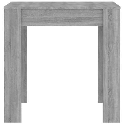 Tavolo Da Pranzo Grigio Sonoma 140x74,5x76 Cm Legno Multistrato - Foto 6
