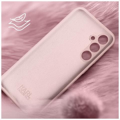 Cover Per Samsung Galaxy S23 Fe Design Choupette Silicone Rigido, Rosa Cipria - Foto 2