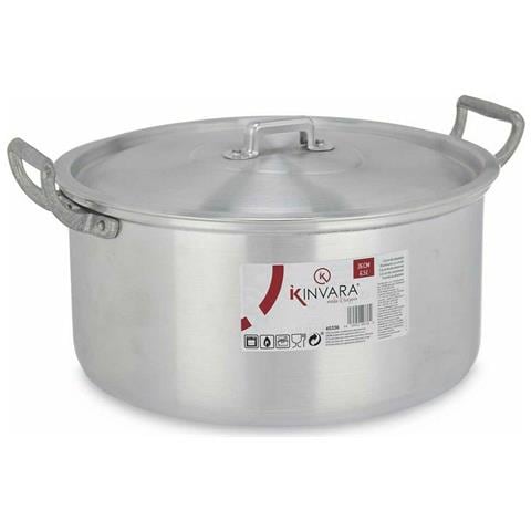 Casseruola Con Coperchio Argentato Alluminio 6,5 L 35 X 16 X 28 Cm (6 Unità) - Foto 3