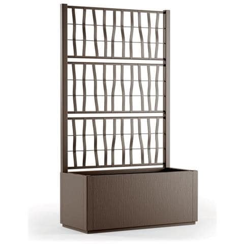 Vaso Rettangolare 80 Cm Marrone - Foto 1