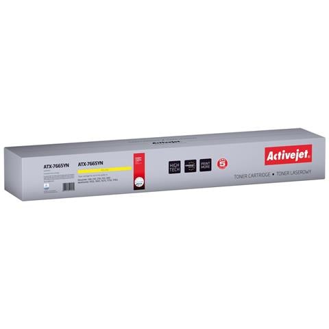 TONER COMPATIBILE -  Activejet Atx-7665yn Giallo - Foto 1