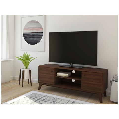 Cassie Credenza Bassa A 2 Ante In Noce Particellare - Foto 4