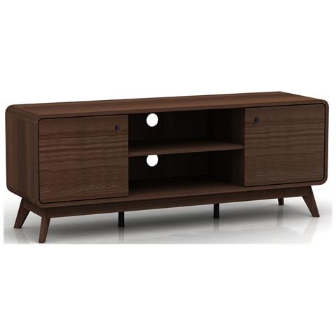 Cassie Credenza Bassa A 2 Ante In Noce Particellare - Foto 1