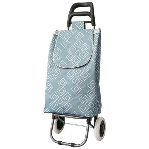 Carrello Spesa Con Ruote Trolley Portaspesa Con Manico Giuditta Carrello Azzurro - Foto 1