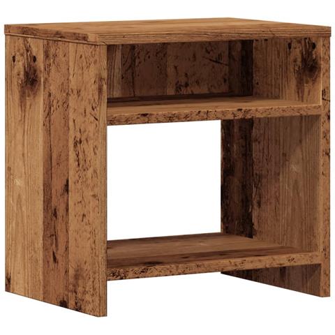 Comodino Legno Vecchio 40x30x40 Cm In Truciolato - Foto 2