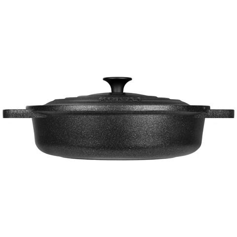 Tegame Le Pignatte - Nero - Alluminio Pressofuso - 28x28x8,5 Cm - Foto 1