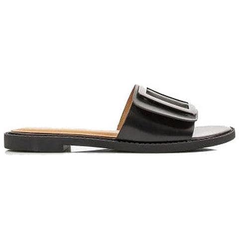 Black Casual Open Slippers Ciabatte Sintetico E Tessile Scarpe Donna Nero Eu 36, 927001-15-01 - Foto 1