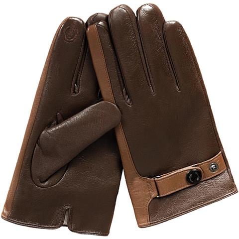 Guanti Invernali In Pelle Premium Da Uomo Coffee Xl - Foto 2