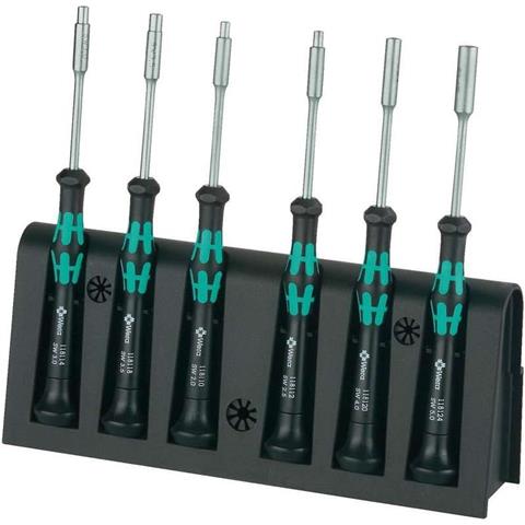 Wera Series Kraftform Micro 2069/6 - Steckschlüssel-satz - 6 Stücke - 60 Mm - In Rack - Foto 1