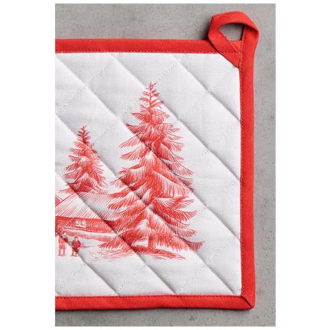 Set Di Presine Natalizie In Cotone 100% - 2 Pezzi Decorativi Per La Cucina - Foto 2