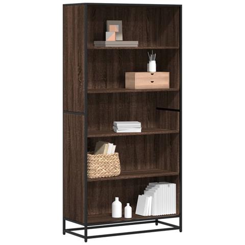Libreria Rovere Marrone 80,5x35x170,5 Cm In Truciolato - Foto 1