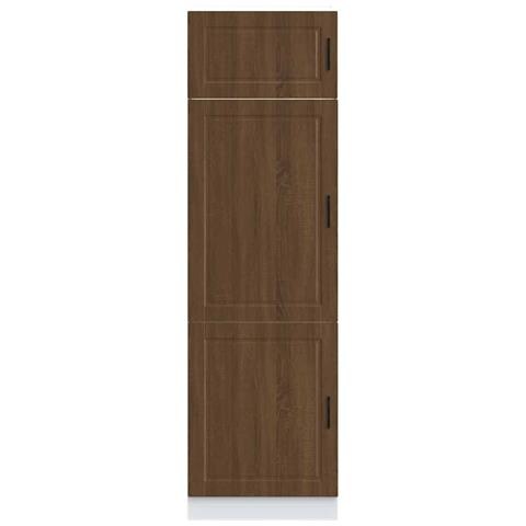 Armadio Da Cucina Porto Rovere Marrone In Legno Multistrato - Foto 3