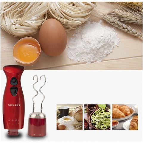 Frullatore Robot Da Cucina A Mano 9 In 1, 700w, Multifunzione: Mescolare, Tritare, Montare. Doppia Velocità. Design Esclusivo Ergonomico. - Foto 2