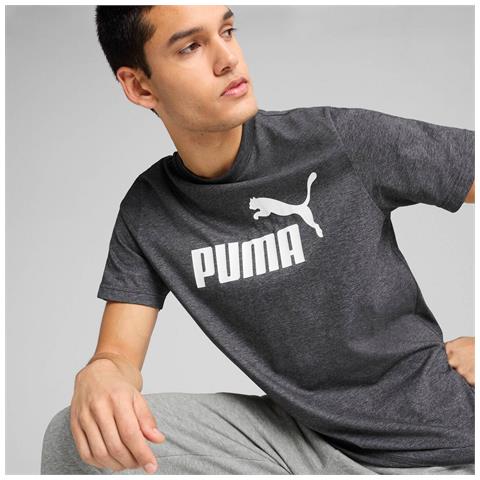 Ess No. 1 Logo Heather Tee 68255001, Uomini, Grigio, Xl - Foto 6