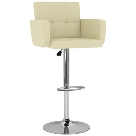 Lusso Casadino - Sgabelli Da Bar 2 Pz Crema In Similpelle - Foto 1