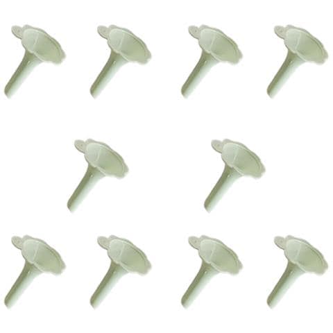 Set Da 10 Mini Imbuti - Piccoli Imbuti In Plastica Per Oli Essenziali, Profumi E Liquidi Green - Foto 1
