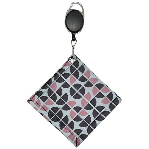 Asciugamano Da Golf Premium In Microfibra Con Clip A Moschettone Pink - Foto 1