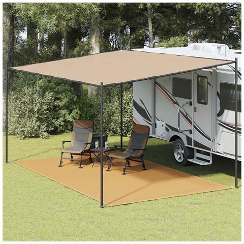 Tappeto da Tenda Sabbia 300x600 cm HDPE - Foto 2