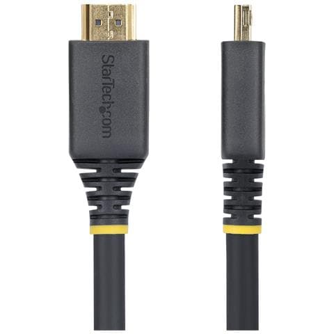 Cavo HDMI ad Alta Velocità da 6,1m con Connettori a Scatto, 4K 60Hz / 1440p 144Hz, HDR10 / HDCP 2.2/ARC, 18Gbps, Cavetto HDMI UHD per TV / Monitor in TPE - Foto 2