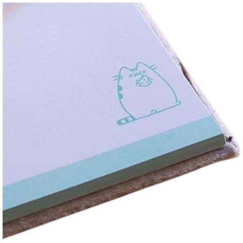 Blocco Note A5 Con Copertina In Peluche 160 Pagine Motivo Chat Cookie Collection Foodie, Beige - Foto 2