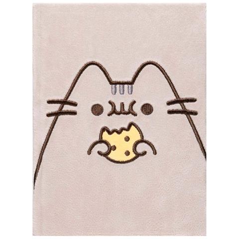 Blocco Note A5 Con Copertina In Peluche 160 Pagine Motivo Chat Cookie Collection Foodie, Beige - Foto 1