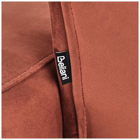 6 Posti Alnes Velluto Rosso Chiaro - Foto 6